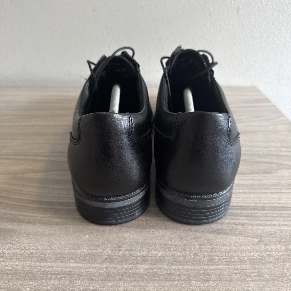 Bostonian Wenham Men's Cap Oxford Black Dress Shoes Sz 13